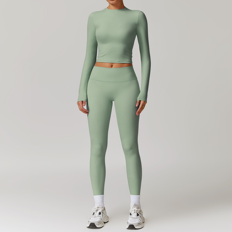 ZC-8519TZ-BX+CK Cross-border sanding beauty back yoga clothing suit
