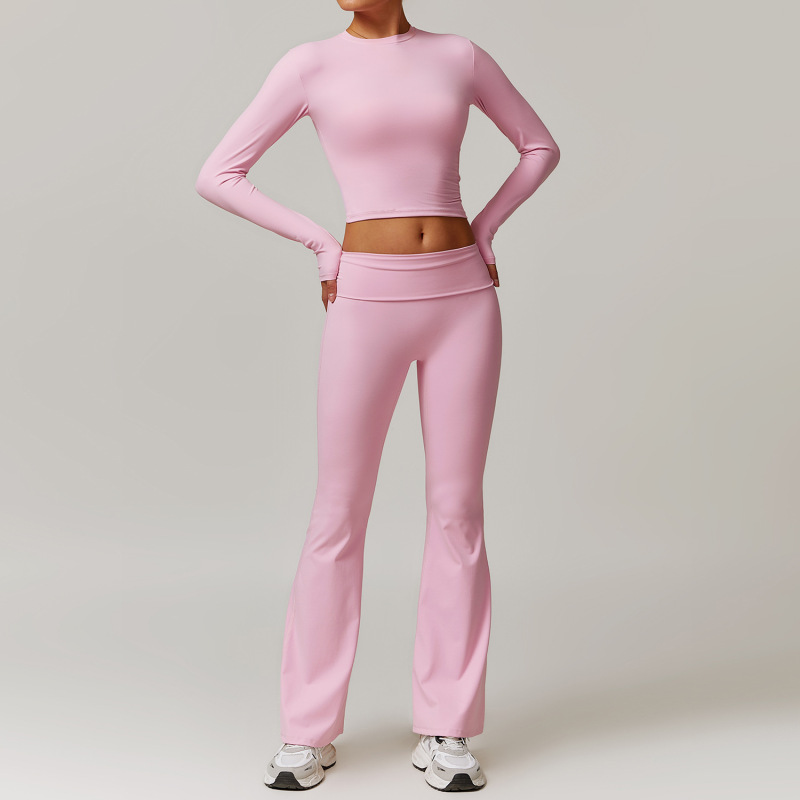 ZC-8519TZ-BX+CK Cross-border sanding beauty back yoga clothing suit