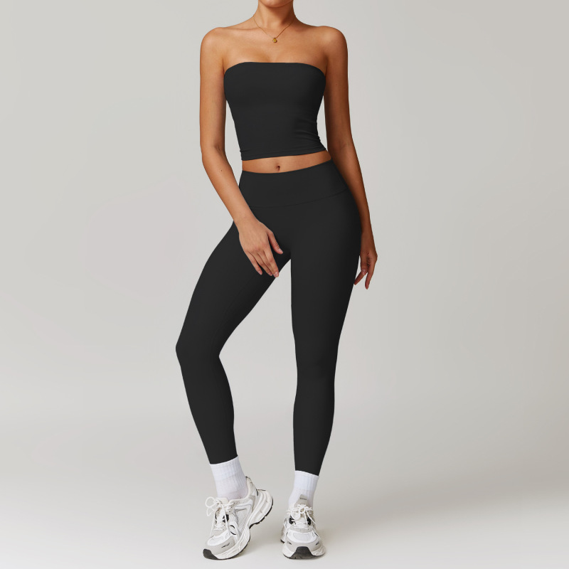 ZC-8519TZ-BX+CK Cross-border sanding beauty back yoga clothing suit