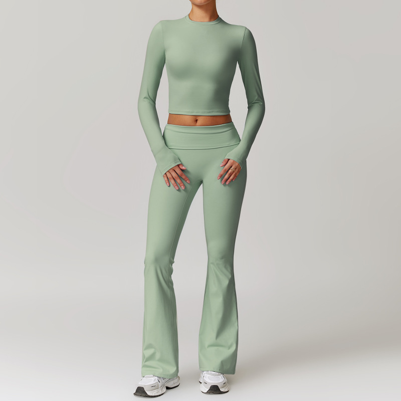 ZC-8519TZ-BX+CK Cross-border sanding beauty back yoga clothing suit