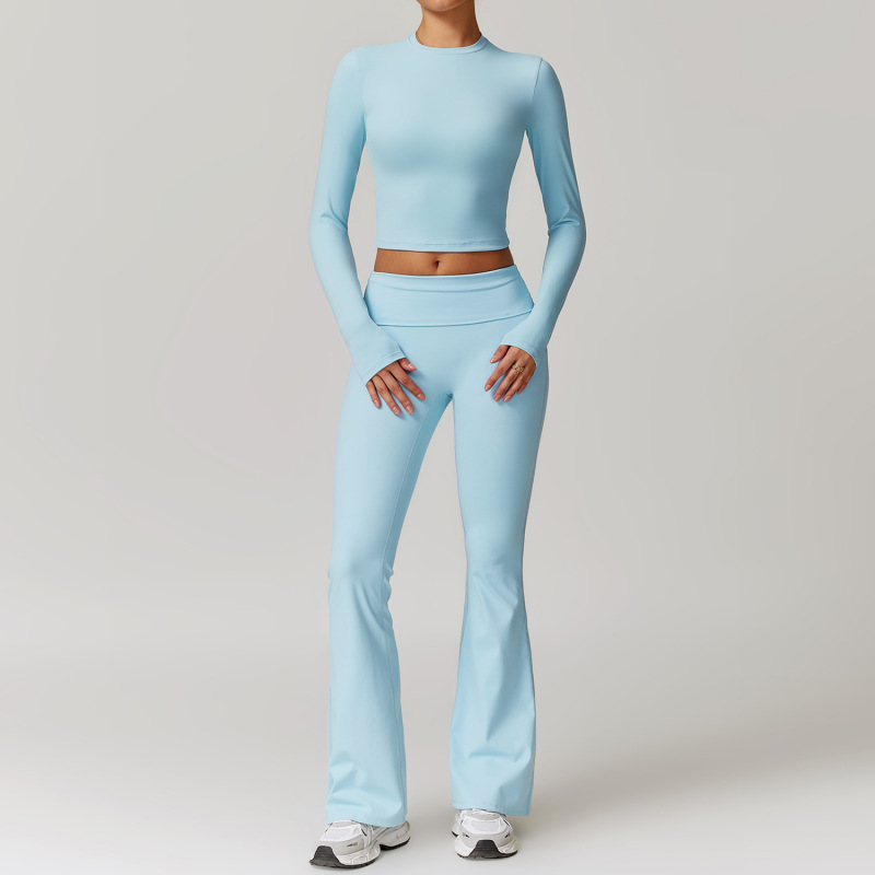 ZC-8519TZ-BX+CK Cross-border sanding beauty back yoga clothing suit