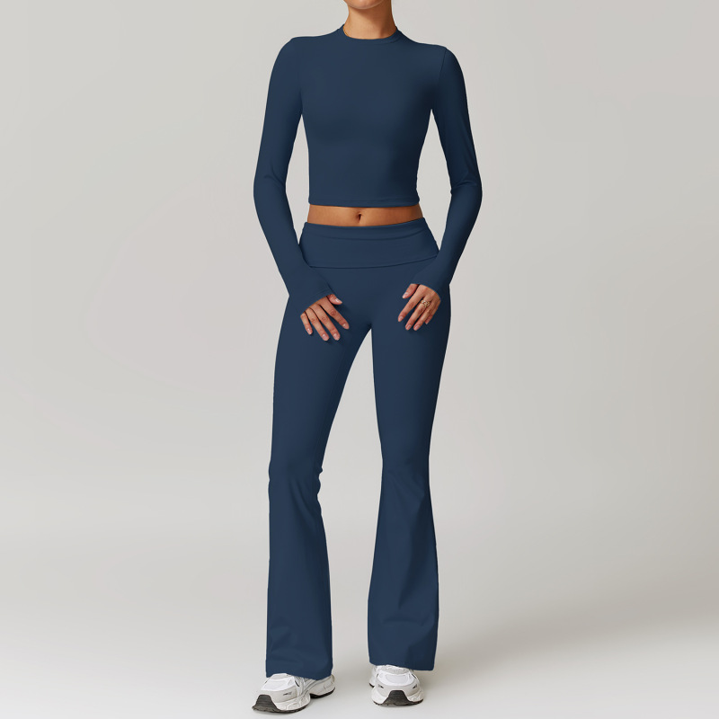 ZC-8519TZ-BX+CK Cross-border sanding beauty back yoga clothing suit