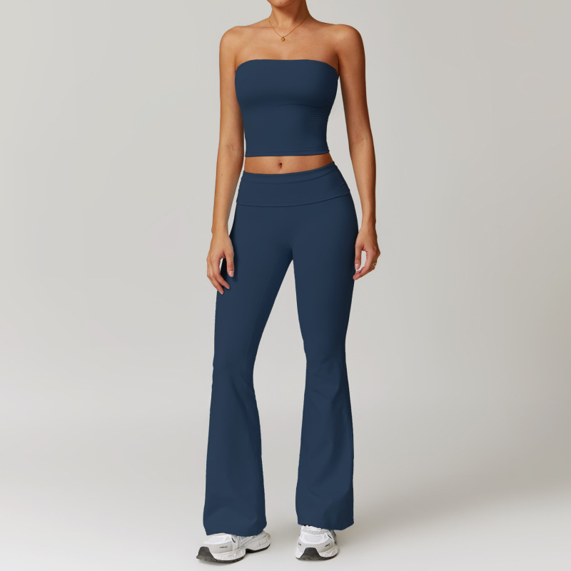 ZC-8519TZ-BX+CK Cross-border sanding beauty back yoga clothing suit