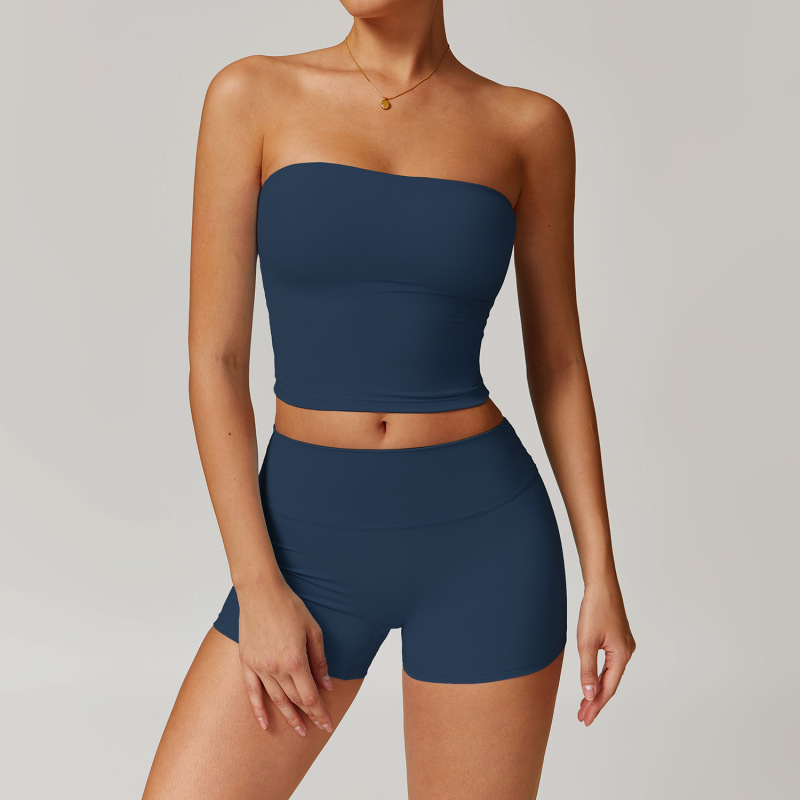 ZC-8519TZ-BX+CK Cross-border sanding beauty back yoga clothing suit