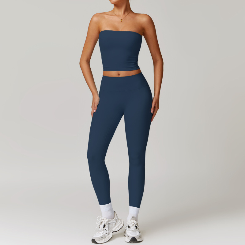 ZC-8519TZ-BX+CK Cross-border sanding beauty back yoga clothing suit
