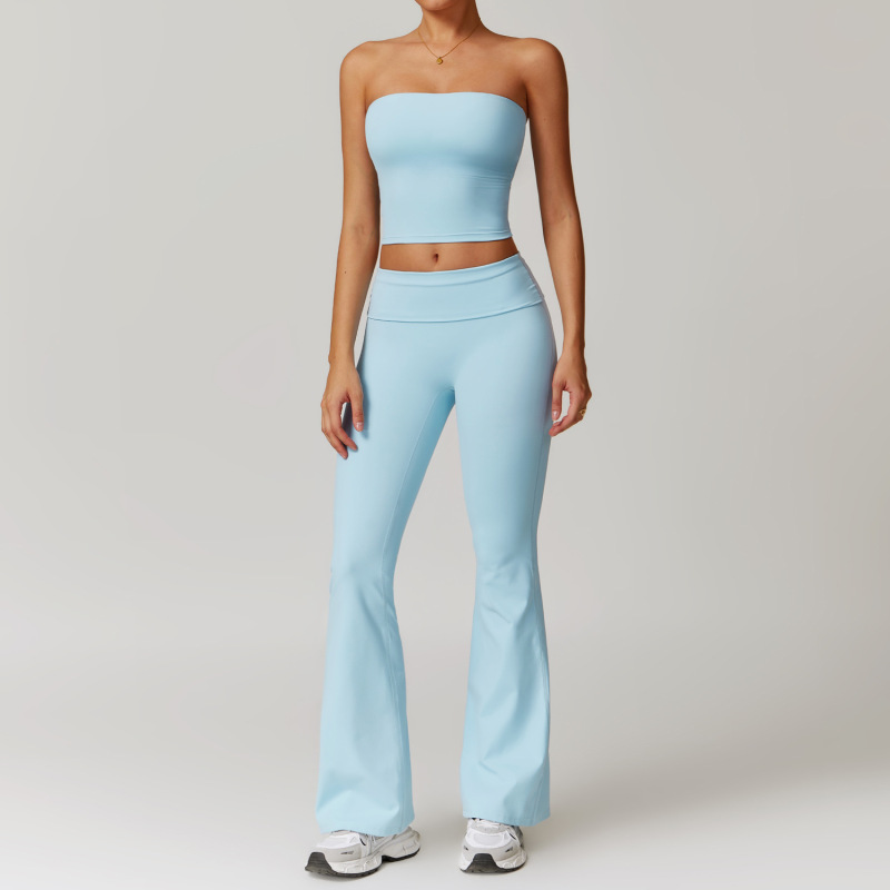 ZC-8519TZ-BX+CK Cross-border sanding beauty back yoga clothing suit