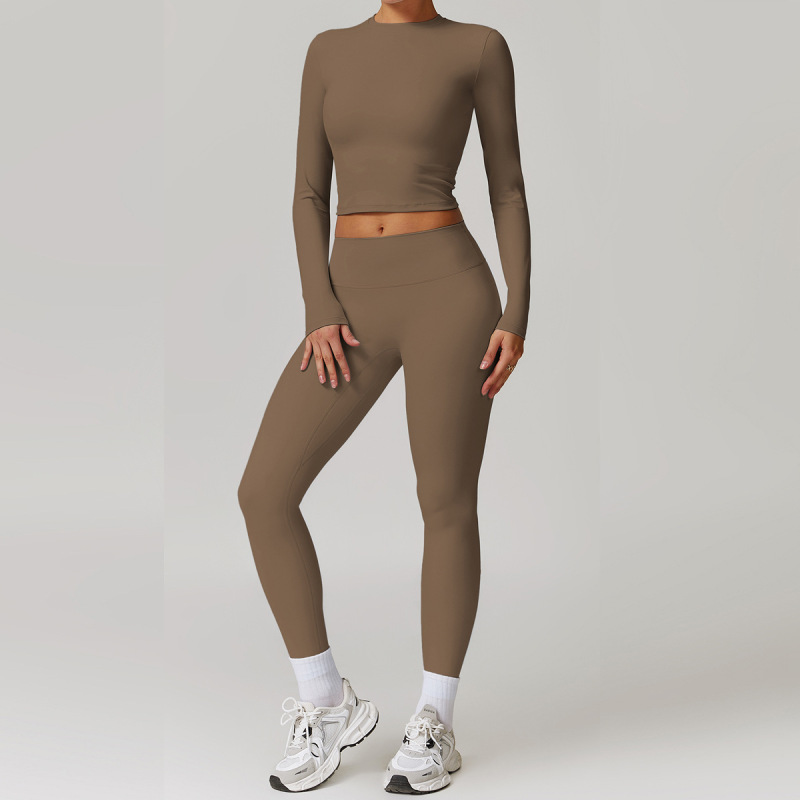 ZC-8519TZ-BX+CK Cross-border sanding beauty back yoga clothing suit