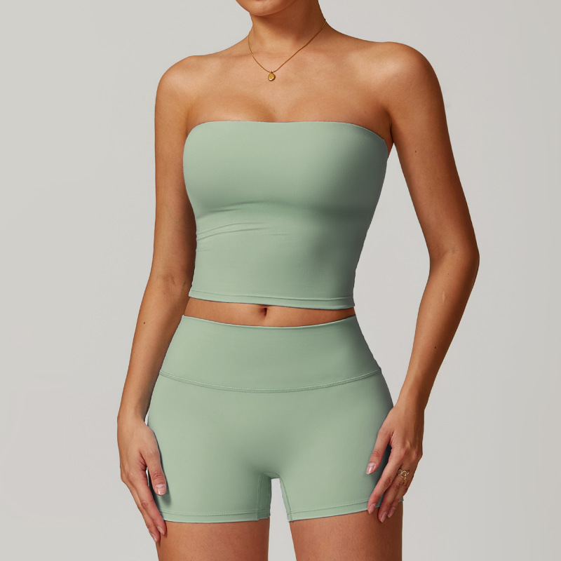 ZC-8519TZ-BX+CK Cross-border sanding beauty back yoga clothing suit