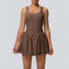 7090 Dress - Chestnut