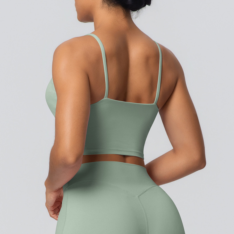 New Cloud-Style Yoga Top, Women's Sports Bra, Camisole, Backless, Quick-Drying Vest, Outdoor Running Fitness Bra