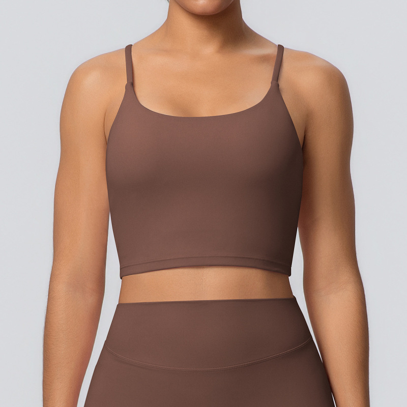 New Cloud-Style Yoga Top, Women's Sports Bra, Camisole, Backless, Quick-Drying Vest, Outdoor Running Fitness Bra