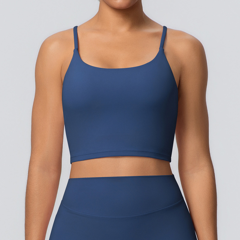 New Cloud-Style Yoga Top, Women's Sports Bra, Camisole, Backless, Quick-Drying Vest, Outdoor Running Fitness Bra
