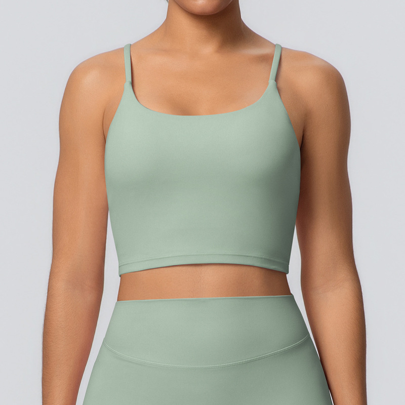 New Cloud-Style Yoga Top, Women's Sports Bra, Camisole, Backless, Quick-Drying Vest, Outdoor Running Fitness Bra