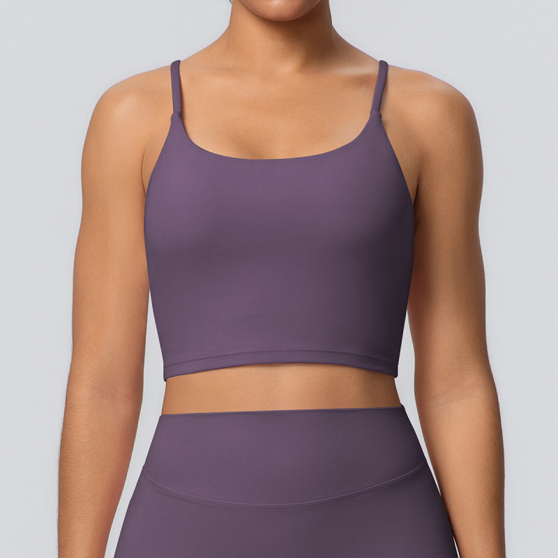 New Cloud-Style Yoga Top, Women's Sports Bra, Camisole, Backless, Quick-Drying Vest, Outdoor Running Fitness Bra