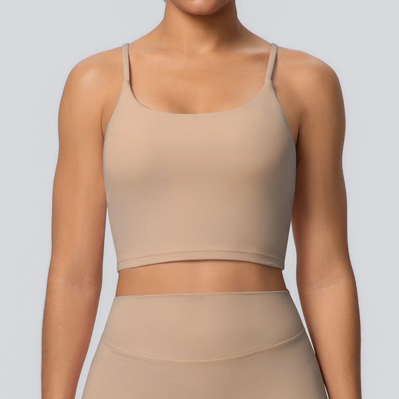 New Cloud-Style Yoga Top, Women's Sports Bra, Camisole, Backless, Quick-Drying Vest, Outdoor Running Fitness Bra