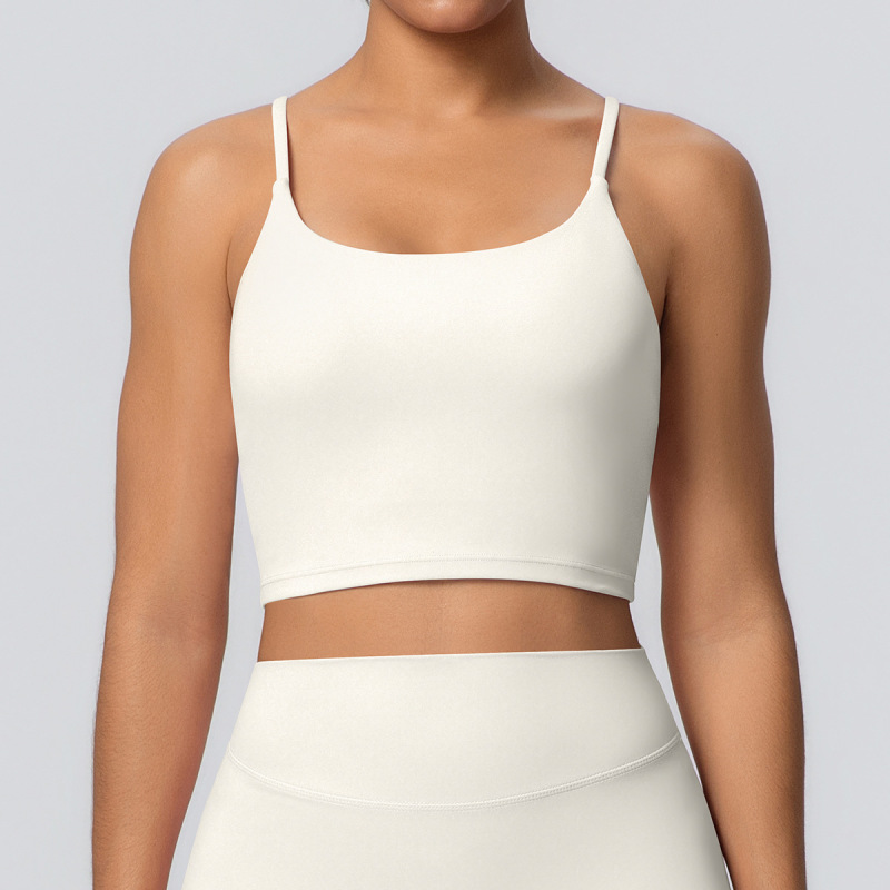 New Cloud-Style Yoga Top, Women's Sports Bra, Camisole, Backless, Quick-Drying Vest, Outdoor Running Fitness Bra
