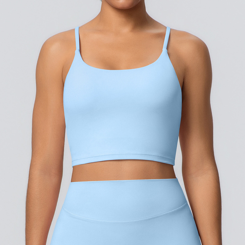 New Cloud-Style Yoga Top, Women's Sports Bra, Camisole, Backless, Quick-Drying Vest, Outdoor Running Fitness Bra