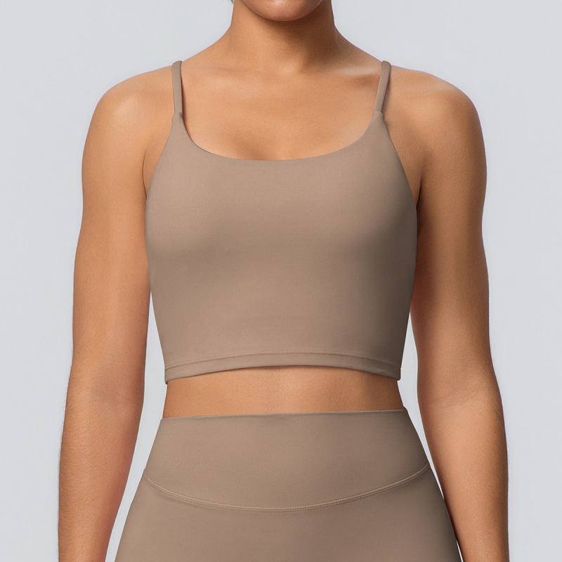 New Cloud-Style Yoga Top, Women's Sports Bra, Camisole, Backless, Quick-Drying Vest, Outdoor Running Fitness Bra