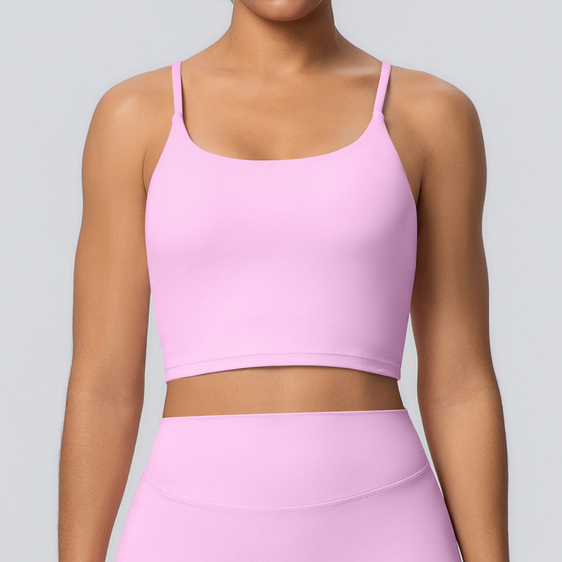 New Cloud-Style Yoga Top, Women's Sports Bra, Camisole, Backless, Quick-Drying Vest, Outdoor Running Fitness Bra