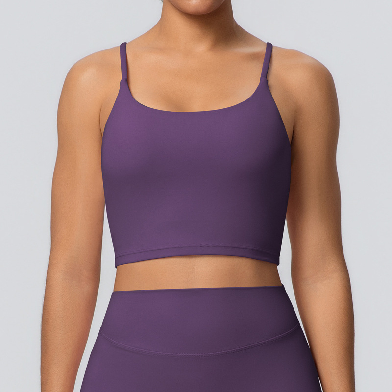 New Cloud-Style Yoga Top, Women's Sports Bra, Camisole, Backless, Quick-Drying Vest, Outdoor Running Fitness Bra