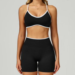 9245 bra + 9245 shorts — a clash of black and white