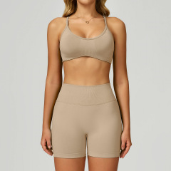 9245 bra + 9245 shorts - khaki brown