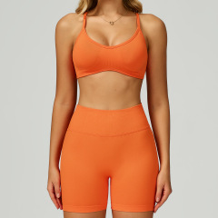 9245 bra + 9245 shorts — Hermes Orange