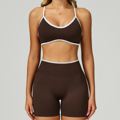 9245 bra + 9245 shorts — a clash of white and brown