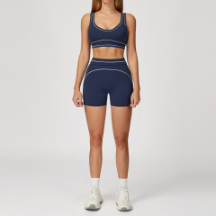 7028 Bra + 7028 Shorts - Badge Blue