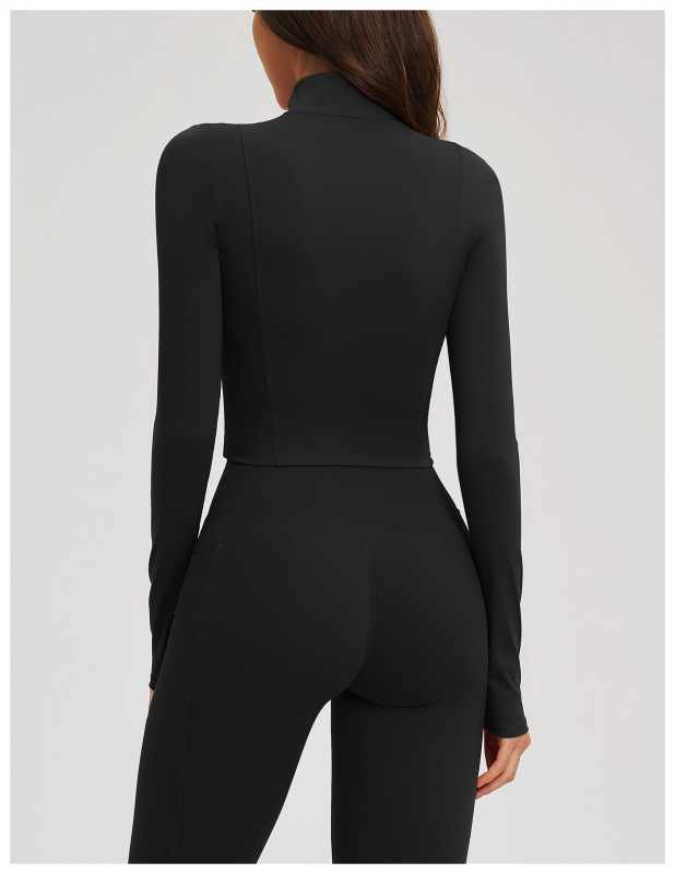 ZC-EWT2539-WT  Nude Yoga Jacket