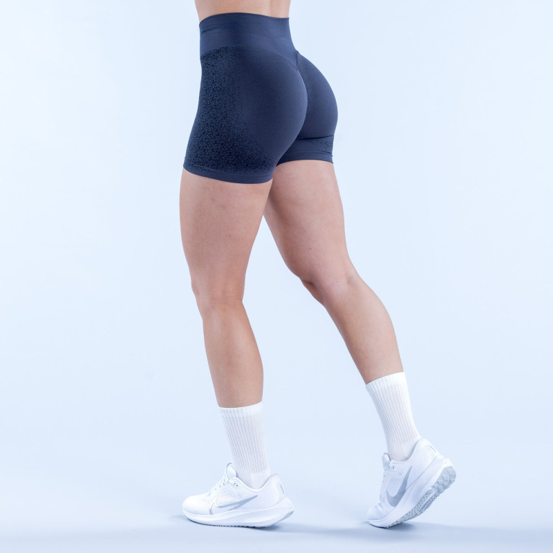 Amazon's best-selling DFYNE three-section waist ruched hip-lifting low-rise wrap-around seamless yoga shorts