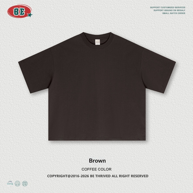ZSTH-S2610-DX  Solid Color Loose Short-sleeved Shirt