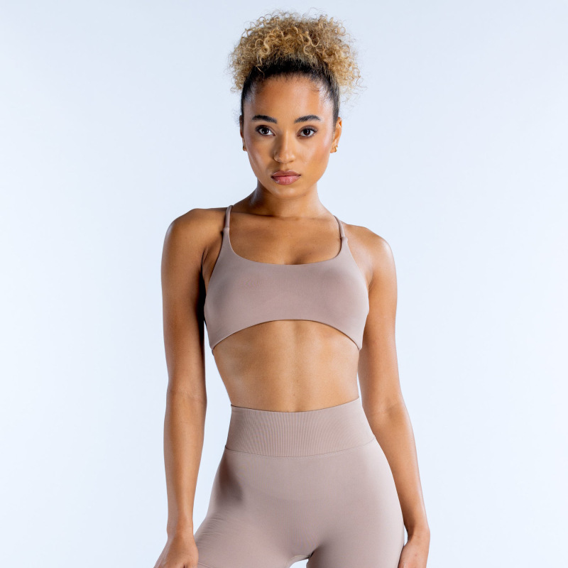DFYNE Amazon Bestseller Seamless Yoga Backless Camisole Sports Fitness Back Shaping Anti-Exposure Women's Vest