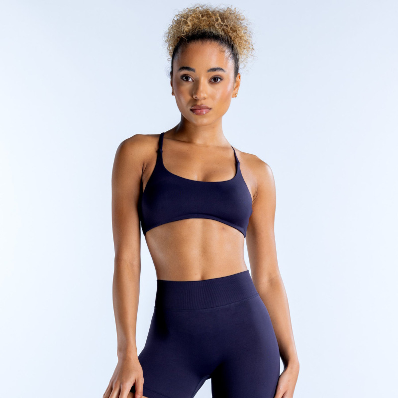 DFYNE Amazon Bestseller Seamless Yoga Backless Camisole Sports Fitness Back Shaping Anti-Exposure Women's Vest