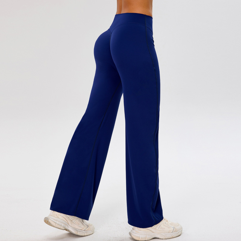 Autumn/Winter New Style High-Waisted Yoga Pants for Women, Loose Fit, Casual Sports Pants, Butt-Lifting Peach Fitness Long Pants
