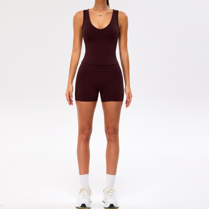 2026 New Brushed Yoga Set for Women, Outdoor Cycling &amp; Running Three-Piece Set, Quick-Drying, Bare-Feel Fitness Sports Set