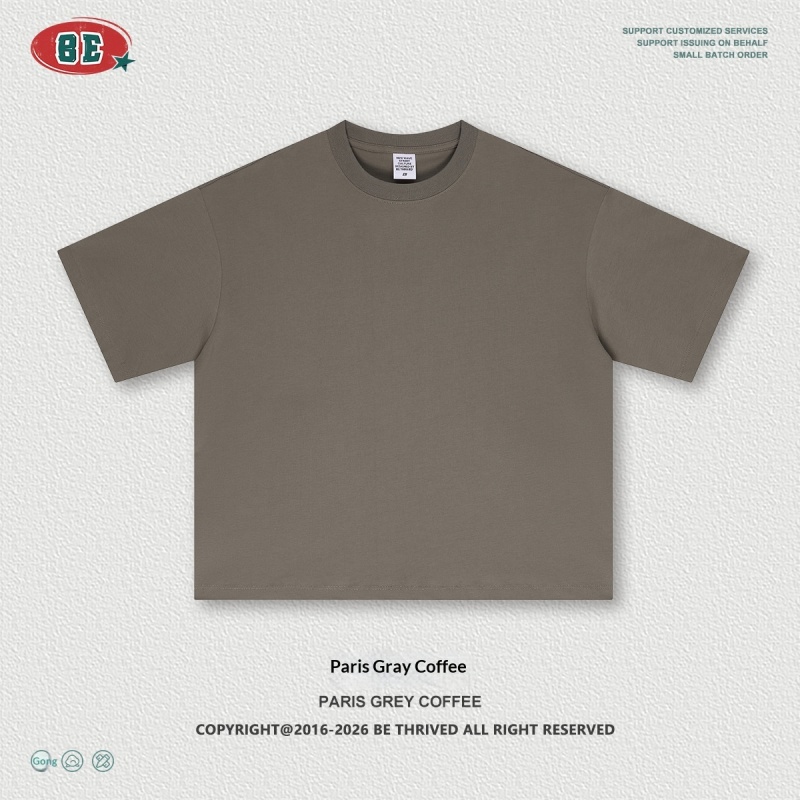 ZSTH-S2691-DX  Solid Color Crew Neck Top
