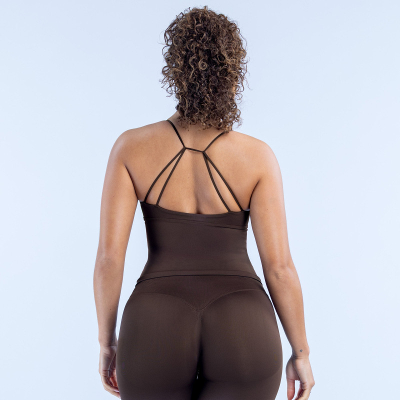 DFYNE New Sports Yoga Vest for Women, Multi-Style Bra, Anti-Exposure, Outdoor Running Fitness Top
