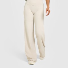 Long pants, white and eggshell