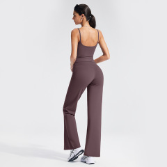 vest + trousers dark brown