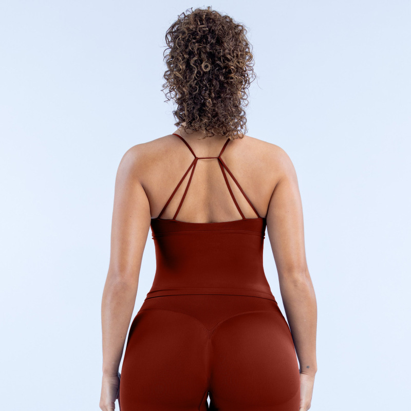 DFYNE New Sports Yoga Vest for Women, Multi-Style Bra, Anti-Exposure, Outdoor Running Fitness Top
