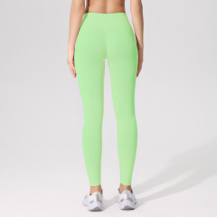 Fluorescent green trousers