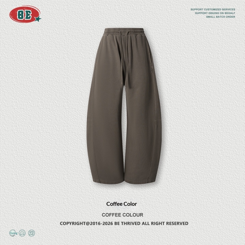 ZSTH-K2695-CK  Spliced ​​Straight Leg Trousers