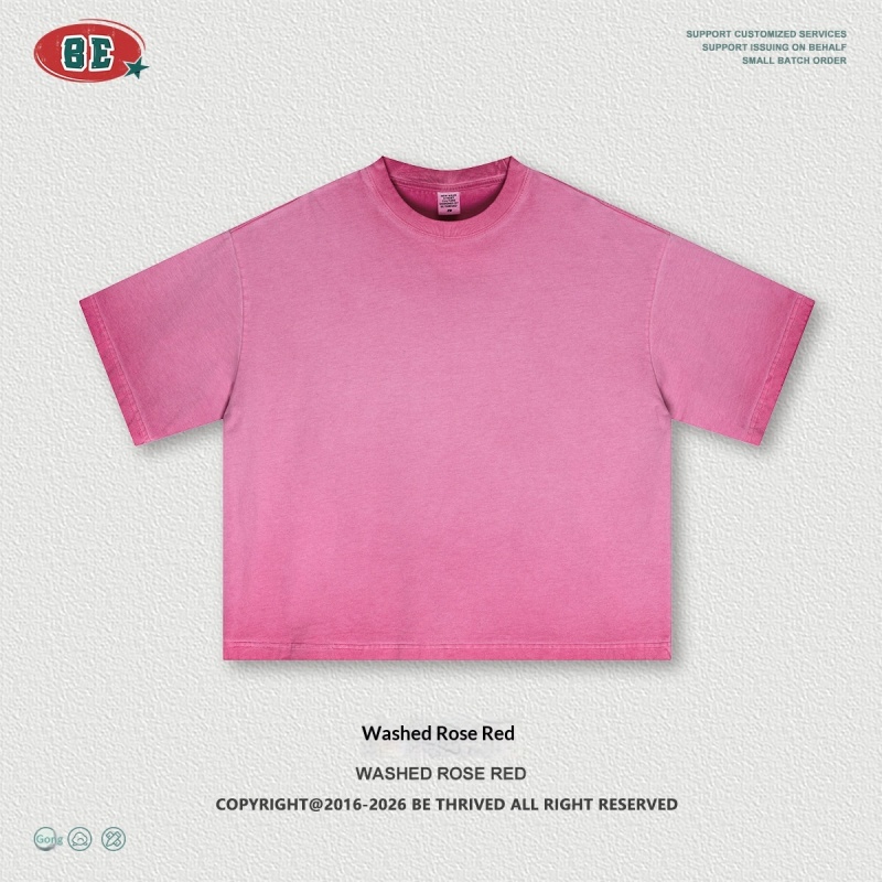 ZSTH-S2611-DX  Color-blocked Loose Short-sleeved Shirt