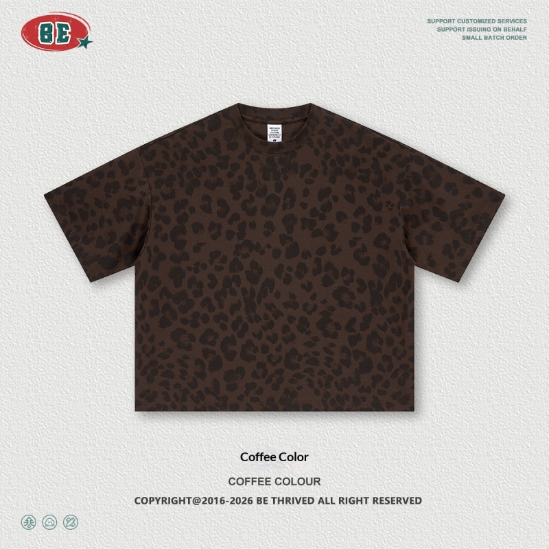 ZSTH-S2619-DX  Casual Round-neck Short-sleeved Shirt