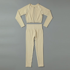 G9152 - Long-sleeved shirt and trousers set - Off-white