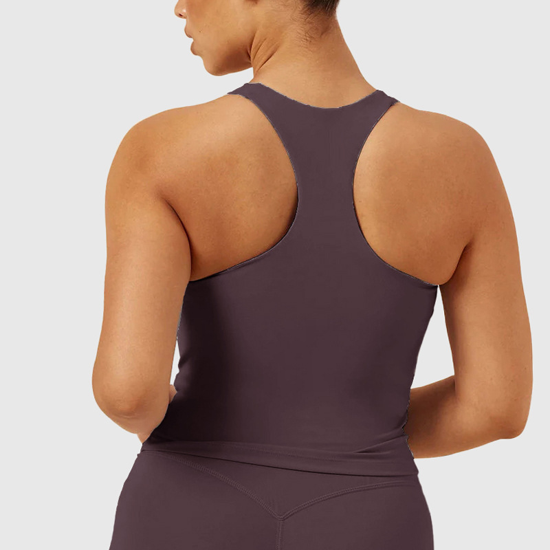Cross-border brushed outerwear yoga vest, push-up and busty sports vest, women's running and fitness yoga bra