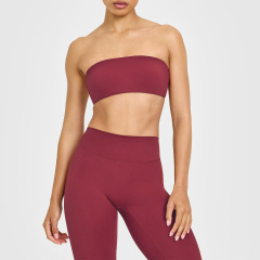 YY136 Cherry Red Sports Bra