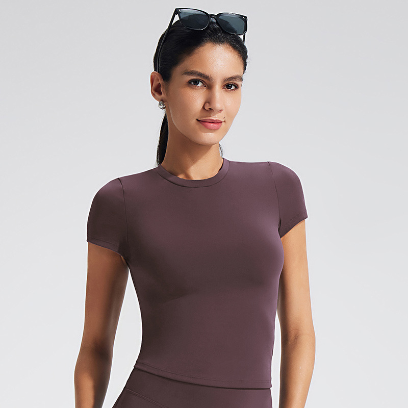 Cross-border exclusive long-sleeved yoga wear, elastic quick-drying and breathable long-sleeved top, sportswear, yoga set for women.