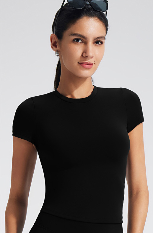 Cross-border exclusive long-sleeved yoga wear, elastic quick-drying and breathable long-sleeved top, sportswear, yoga set for women.